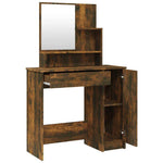 HKH Tocador color roble ahumado - 86,5x35x136 cm