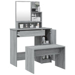 HKH Tocador color Sonoma - 86,5x35x136 cm - Gris