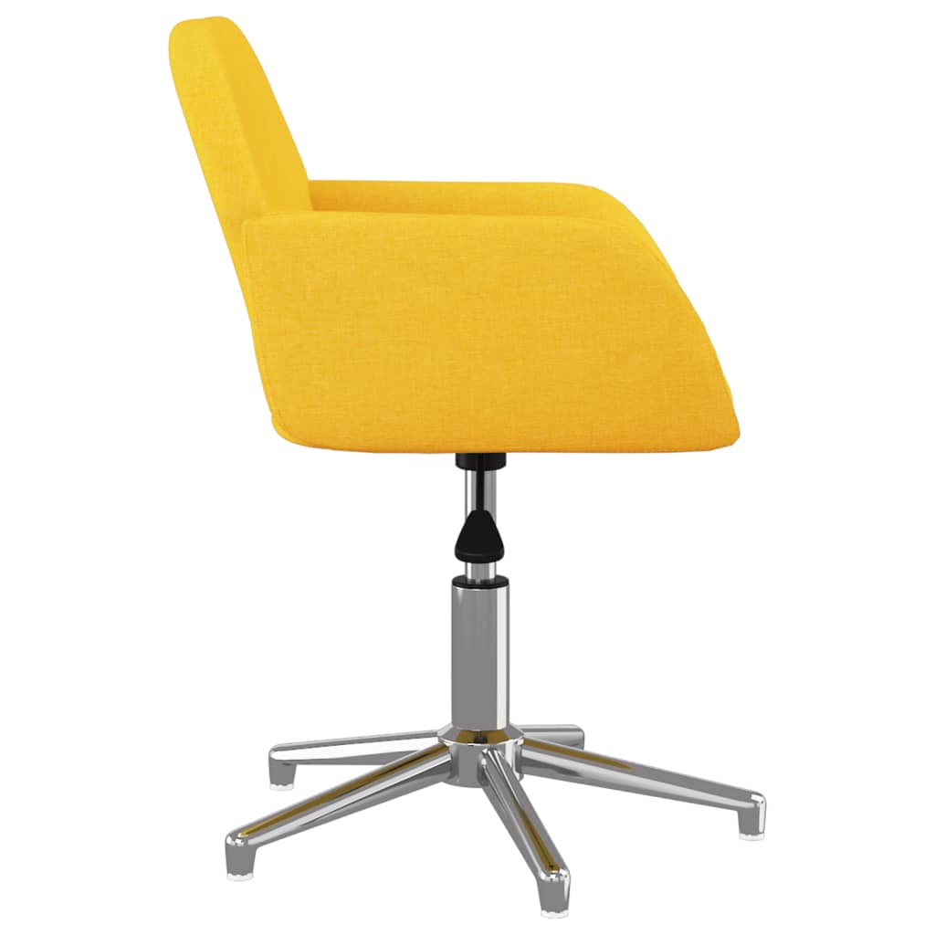 HKH Silla de Oficina Giratoria de Tela - Amarillo claro
