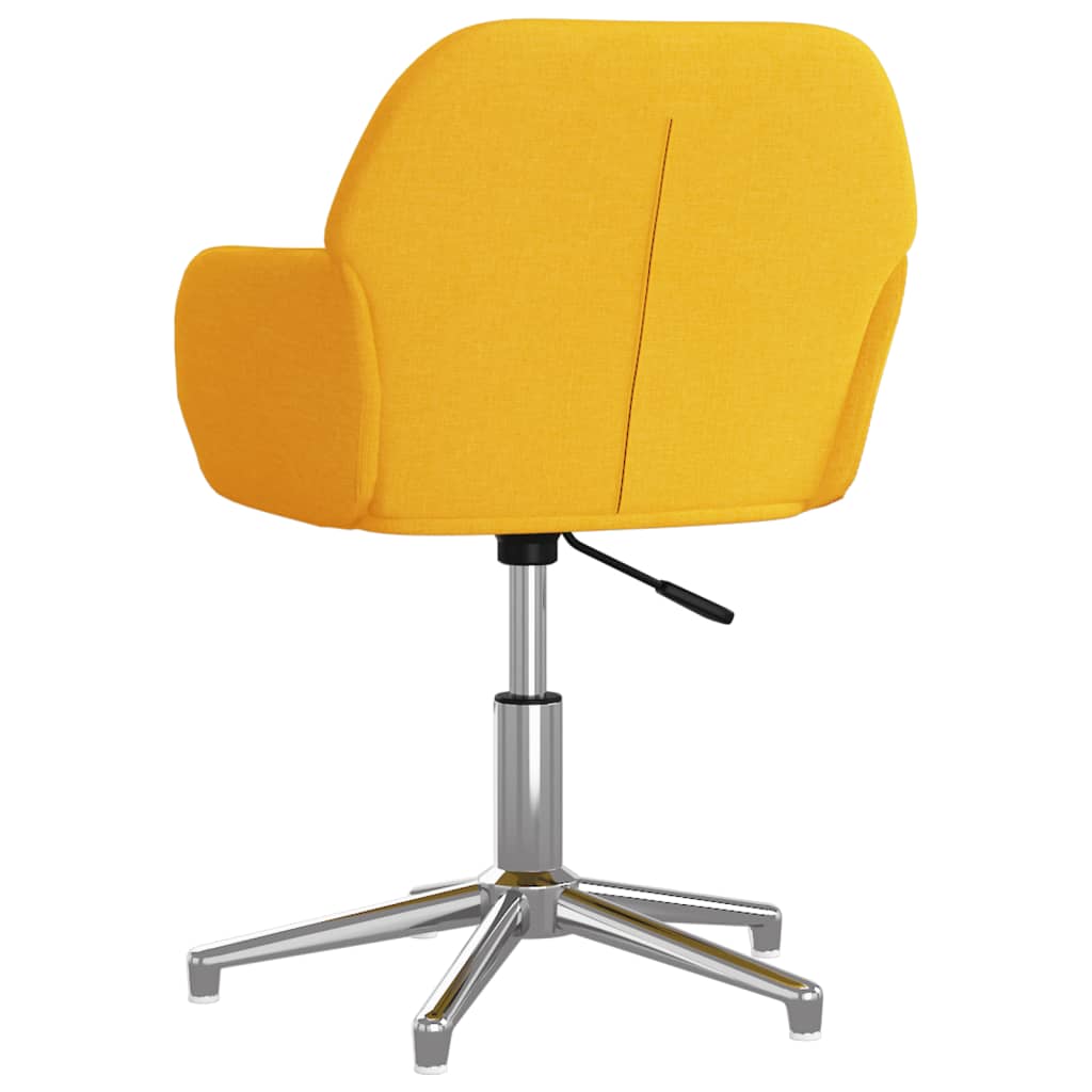 HKH Silla de Oficina Giratoria de Tela - Amarillo claro