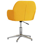 HKH Silla de Oficina Giratoria de Tela - Amarillo claro