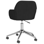 Silla de oficina giratoria HKH de tela - Negro