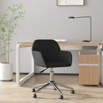 Silla de oficina giratoria HKH de tela - Negro