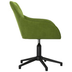 Silla de Oficina Giratoria HKH de Terciopelo - Verde Claro