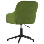Silla de Oficina Giratoria HKH de Terciopelo - Verde Claro