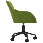 Silla de Oficina Giratoria HKH de Terciopelo - Verde Claro