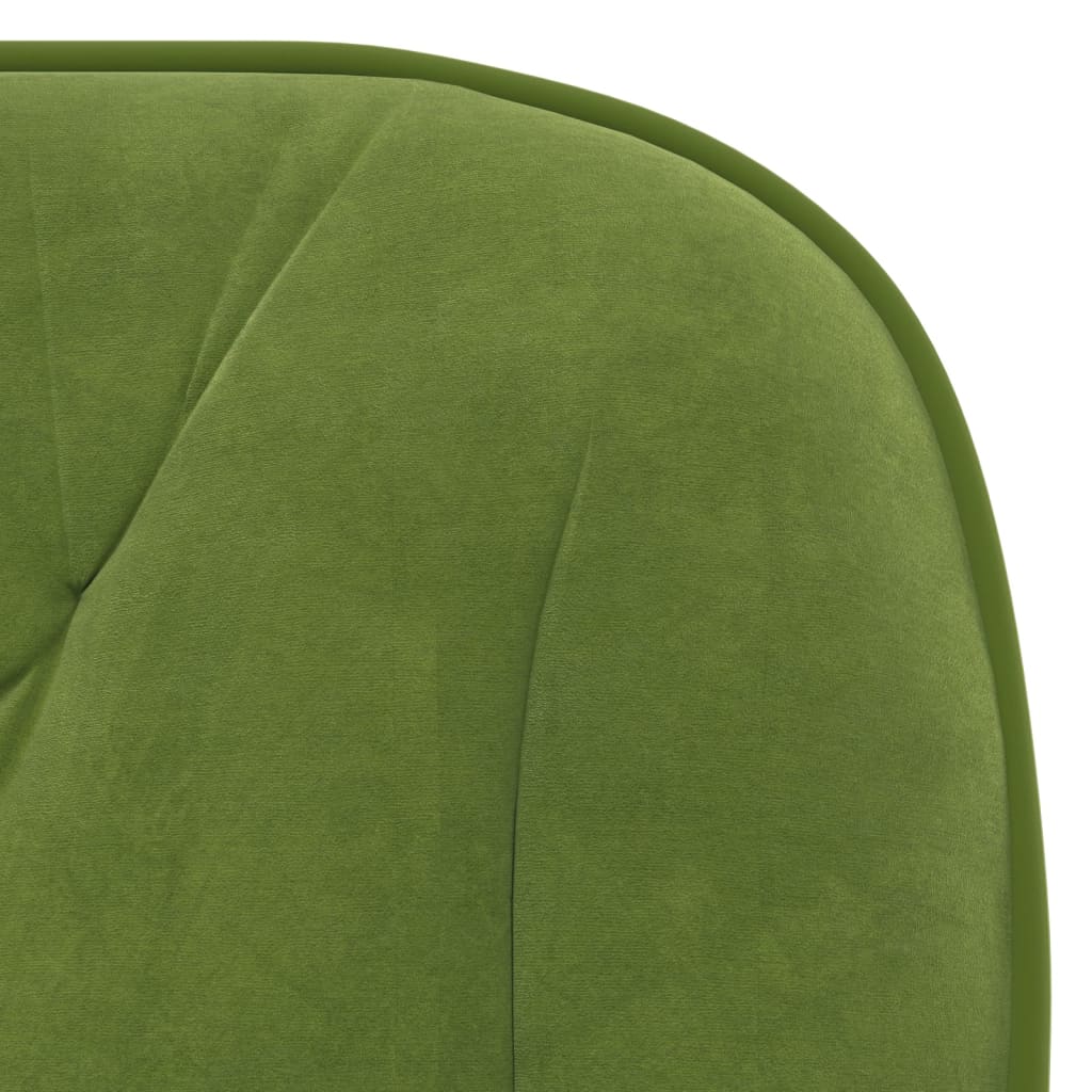 Silla de Oficina Giratoria HKH de Terciopelo - Verde Claro