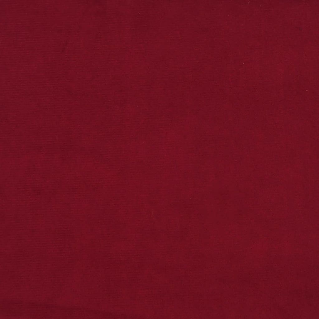 HKH Cadeira de Escritório Giratória em Veludo - Vermelho Tinto