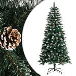 HKH Árvore de Natal Artificial com Suporte Verde em PVC