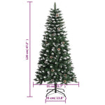 HKH Árvore de Natal Artificial com Suporte Verde em PVC