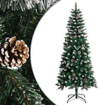 HKH Árvore de Natal Artificial com Suporte Verde em PVC