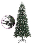 HKH Árvore de Natal Artificial com Suporte Verde em PVC