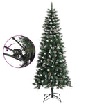 HKH Árvore de Natal Artificial com Suporte Verde em PVC