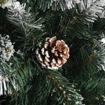 HKH Árvore de Natal Artificial com Suporte Verde em PVC