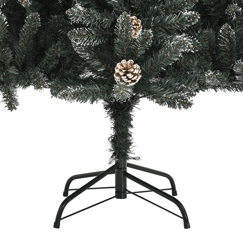 HKH Árvore de Natal Artificial com Suporte Verde em PVC