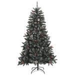HKH Árvore de Natal Artificial com Suporte Verde em PVC