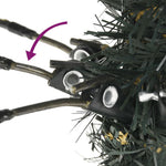 HKH Árvore de Natal Artificial com Suporte Verde em PVC