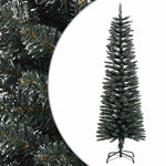 HKH Árvore de Natal Artificial Fina com Suporte Verde em PVC