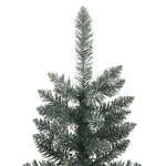 HKH Árvore de Natal Artificial Fina com Suporte Verde em PVC