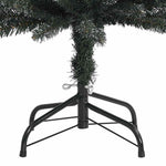 HKH Árvore de Natal Artificial Fina com Suporte Verde em PVC