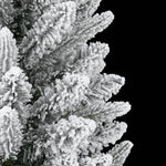 HKH Árvore de Natal Artificial com Neve & Pé em PVC