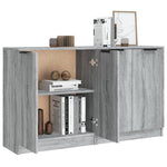 HKH Aparadores 2 Piezas en derivados de Madera 60 X 30 X 70 Cm - Sonoma Gris