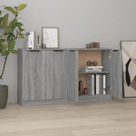HKH Aparadores 2 Piezas en derivados de Madera 60 X 30 X 70 Cm - Sonoma Gris