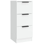 HKH Aparadores 3 Piezas de derivados de Madera 30 x 30 x 70 cm - Blanco