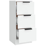 HKH Aparadores 3 Piezas de derivados de Madera 30 x 30 x 70 cm - Blanco