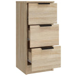 HKH Aparadores 3 Piezas en derivados de Madera 30 X 30 X 70 Cm - Roble Sonoma