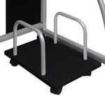 HKH Escritorio para computadora, 5 cm madera contrachapada - Negro