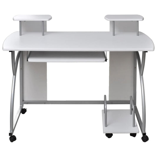 HKH Secretária Computador ,5 Cm Derivados Madeira - Branco