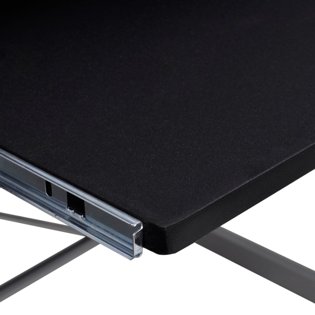 HKH Escritorio Rinconero P/ Pc Derivados Madera - Negro
