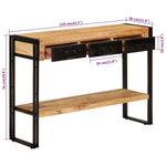 Mesa auxiliar HKH de madera maciza de mango