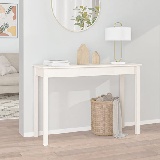 HKH Mesa de Apoio em Pinho Maciço - Branco