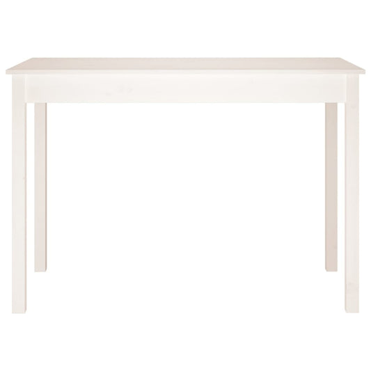 Mesa de comedor HKH de pino macizo - Blanco
