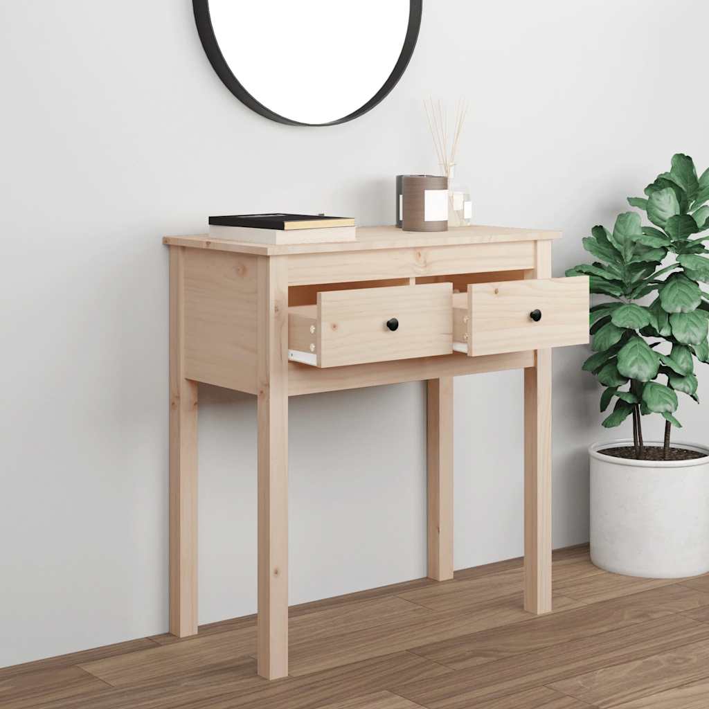 Mesa auxiliar HKH de pino macizo