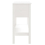 Mesa Auxiliar HKH de Pino Macizo - Blanco