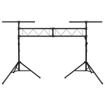 Soporte de iluminación de acero HKH 338x115x(180-300) cm - Negro