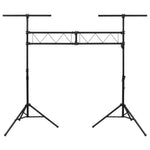 Soporte de iluminación de acero HKH 338x115x(180-300) cm - Negro