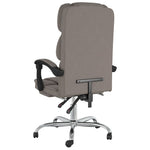 HKH Silla de Oficina Reclinable de Tela - Marrón grisáceo