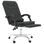 HKH Silla de Oficina de Masajes Reclinable en Cuero Artificial - Negro