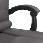 HKH Silla de masaje reclinable de oficina de piel sintética - Gris