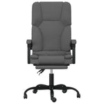HKH Silla de Oficina de Masaje Reclinable de Tela - Gris Oscuro