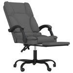 HKH Silla de Oficina de Masaje Reclinable de Tela - Gris Oscuro