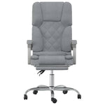 Silla de masaje de oficina reclinable en tela HKH - Gris claro