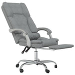 Silla de masaje de oficina reclinable en tela HKH - Gris claro