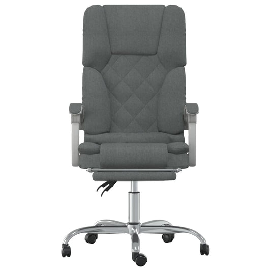 Sillón de masaje reclinable de oficina HKH de tela - Gris oscuro
