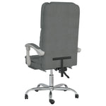 Sillón de masaje reclinable de oficina HKH de tela - Gris oscuro
