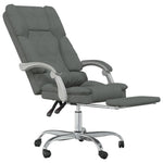 Sillón de masaje reclinable de oficina HKH de tela - Gris oscuro